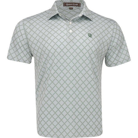 Monogram Houndstooth Polo - Fairway Styles