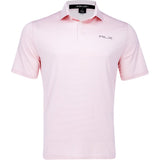 Featherweight Airflow Jersey White Stripe Polo