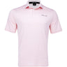 Featherweight Airflow Jersey White Stripe Polo