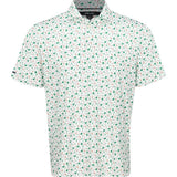 Lightweight Airflow Knit Print Polo - Fairway Styles
