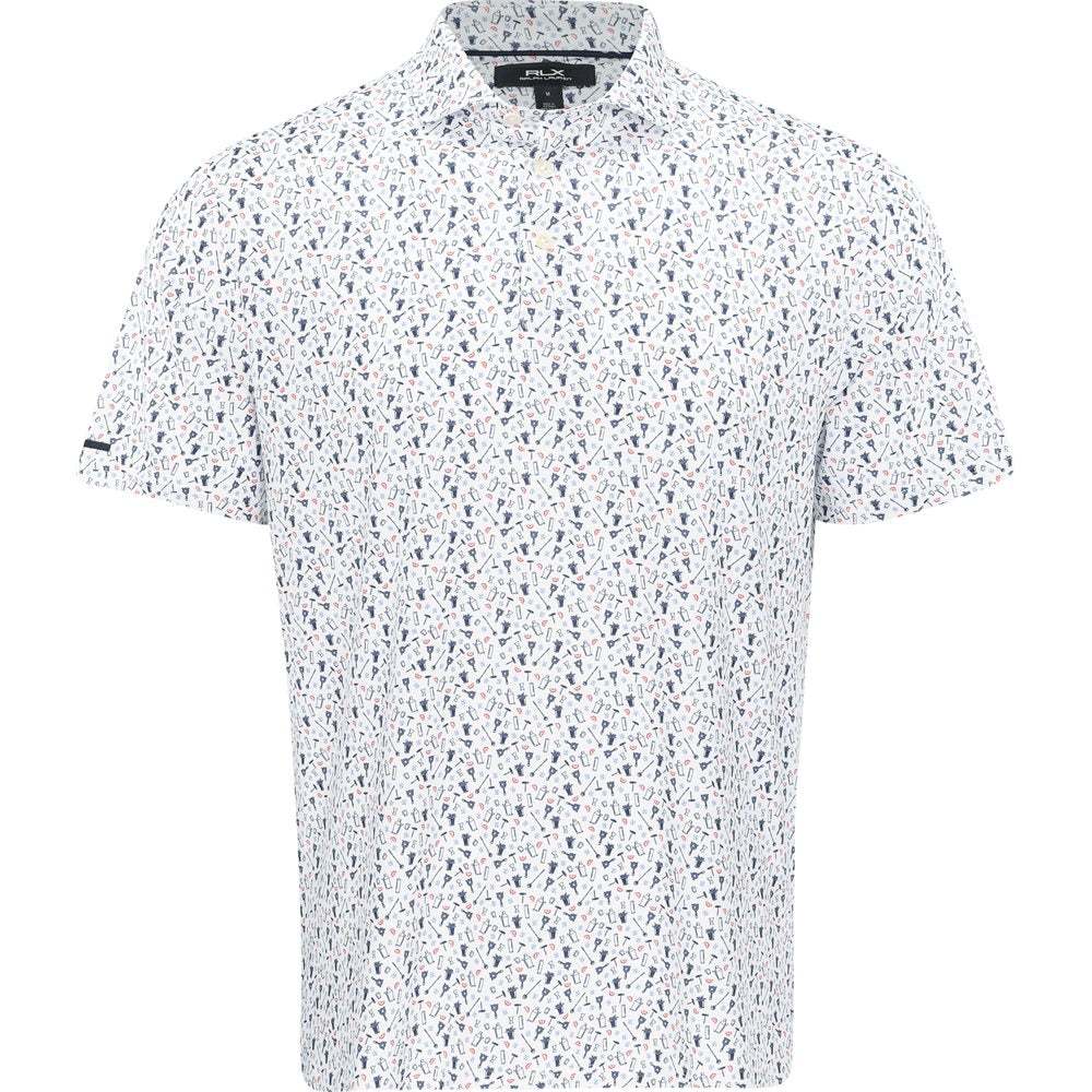 Lightweight Airflow Print Polo