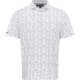 Lightweight Airflow Print Polo