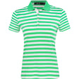 Women's Printed Airflow Stripped Polo - Fairway Styles