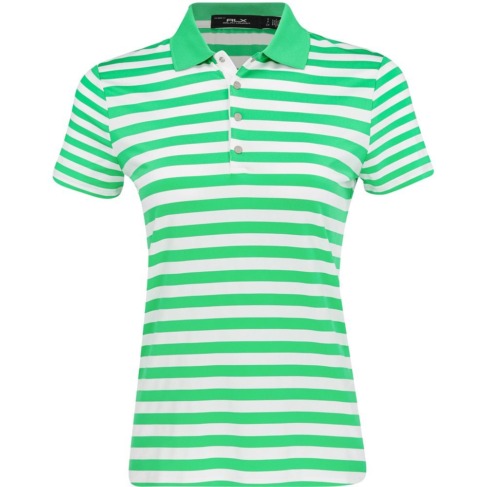 Women's Printed Airflow Stripped Polo - Fairway Styles