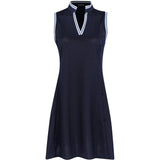 Women's Heavyweight Pique Knit Sleeveless Dress