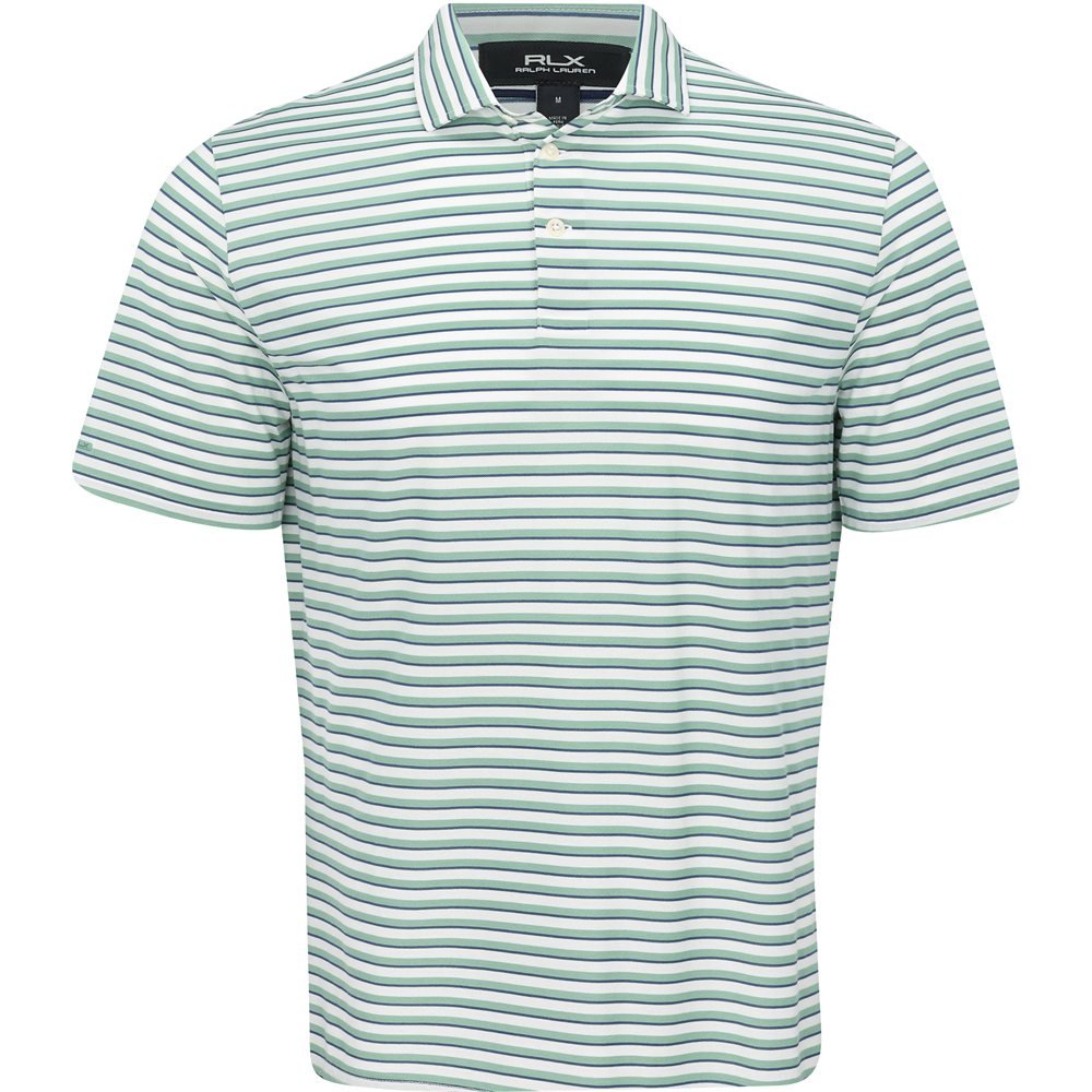 Tour Pique Estate Collar Bright Multi Stripe Polo - Fairway Styles