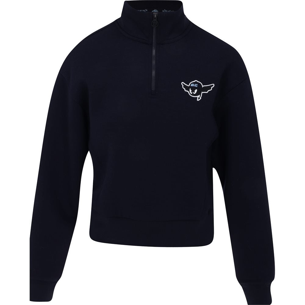 Women's 1/2 Zip Rib Sweatshirt