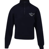 Women's 1/2 Zip Rib Sweatshirt