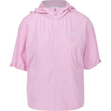 Women's Zip Hoodie Short Sleeve Jacket