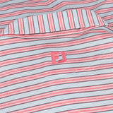 Heather Stripe Lisle Polo