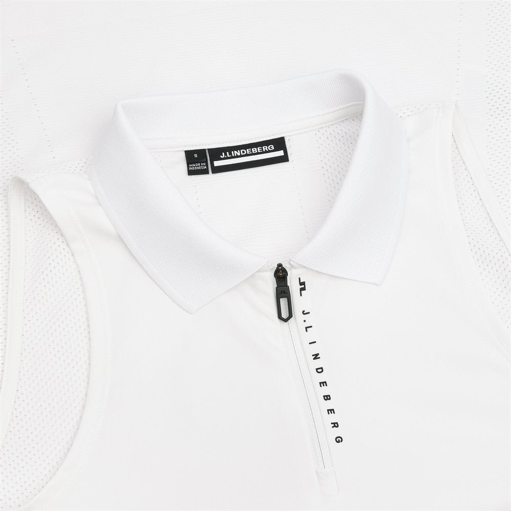 J.Lindeberg Women's Leylo Sleeveless 1/4 Zip Polo – Fairway