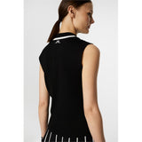 Women's Ramona Knitted Sleeveless 1/4 Zip Polo