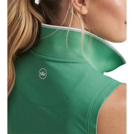 Women's Chrissie Sleeveless 1/4 Zip Polo - Fairway Styles