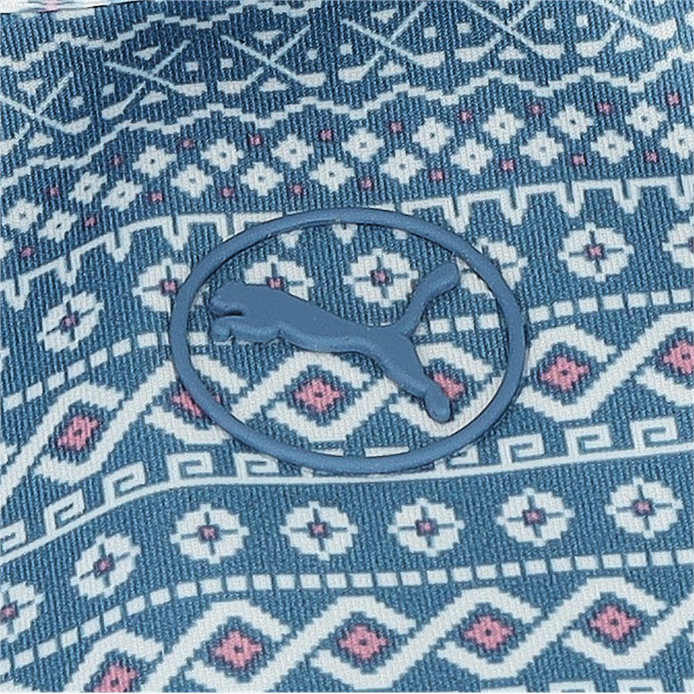 Fair Isle Micro Print Polo - Fairway Styles