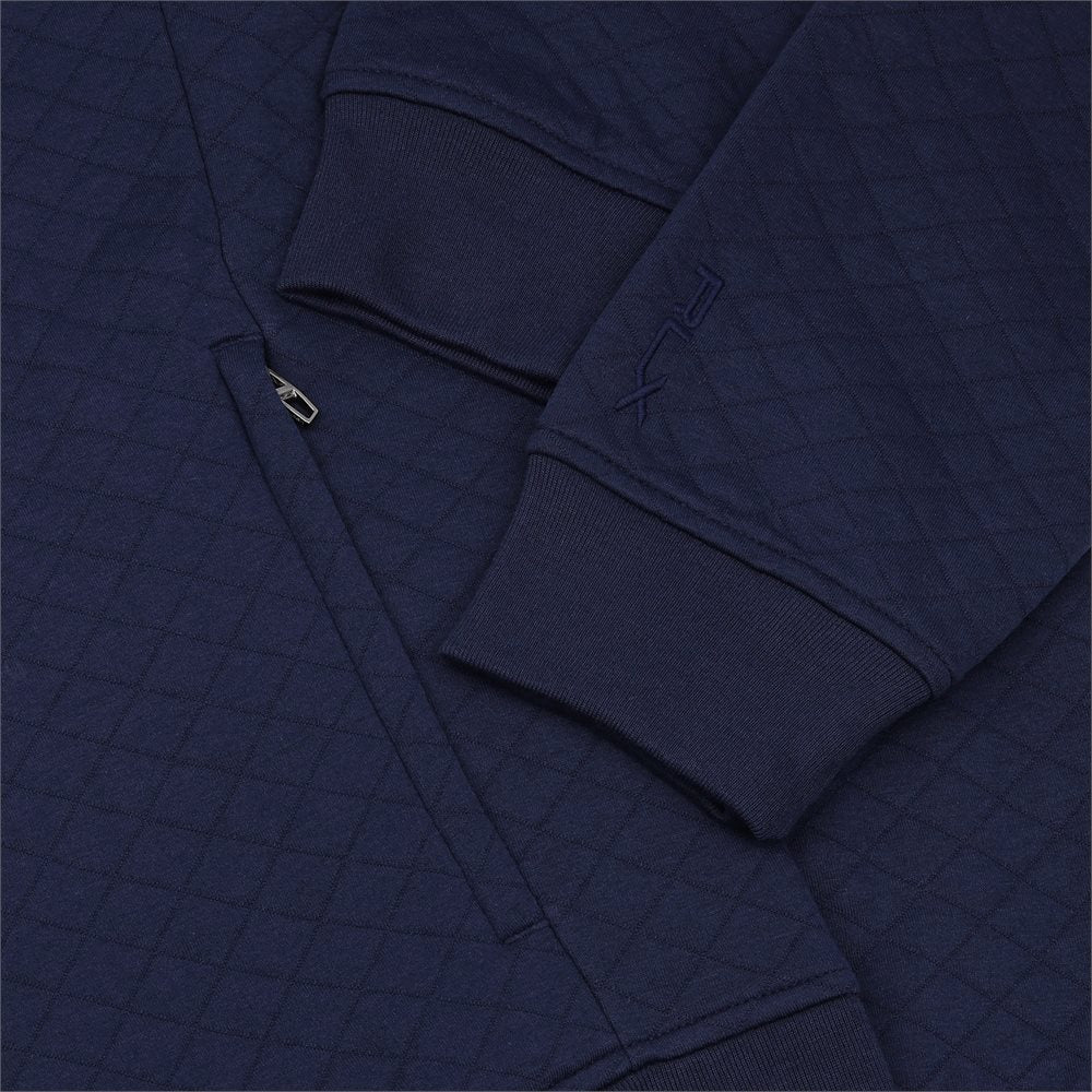 Quilted Double Knit 1/4 Zip Pullover - Fairway Styles