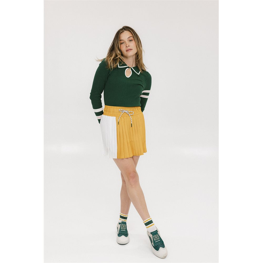 Women's Rose Pleated Skirt