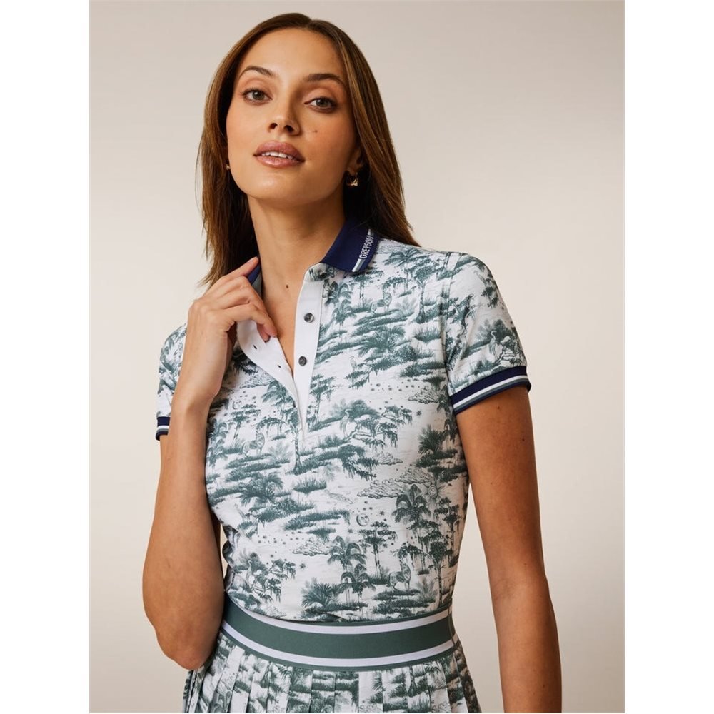 Women's Mystic Marsh Scarlett Polo - Fairway Styles