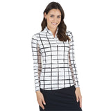 Women's Cordova Print Long Sleeve Mock Neck Top