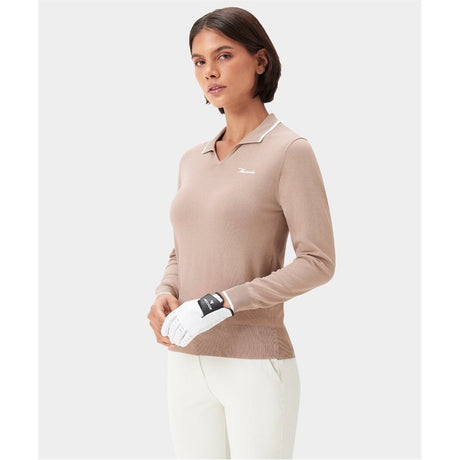 Women's Ella Knit Long Sleeve Polo