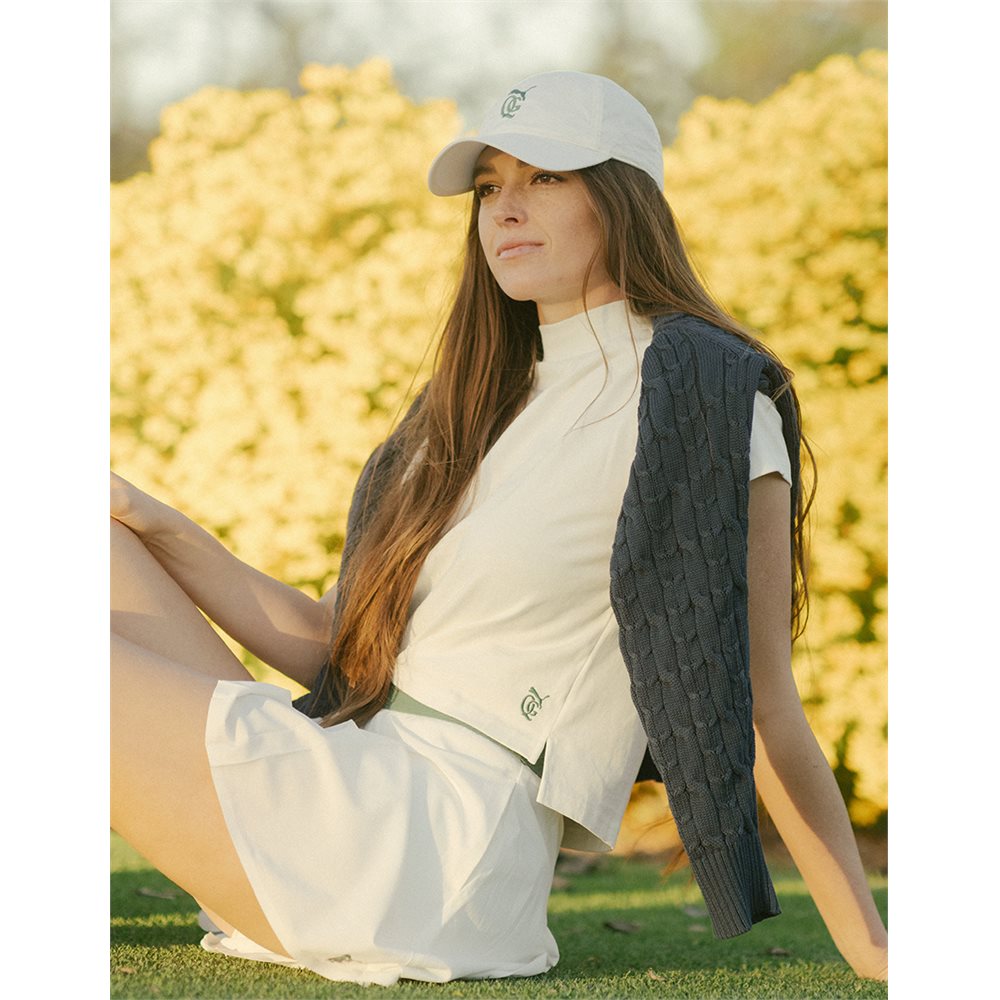 PUMA Women's x Quiet Golf Performance Mock Neck T-Shirt