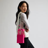 Metal Tees Leather Mini Tote Bag