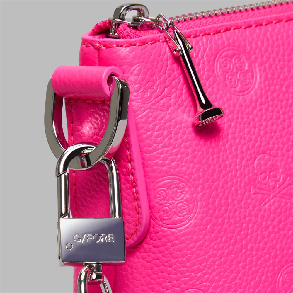 LDT Skull Tees Leather Pouch