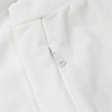 Women's Dry Wicking Jersey Knit Wrap Petal Hemline Contrast Trim 17" Skort