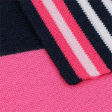 Women's Italian Wool Rugby Stripe Polo Sweater