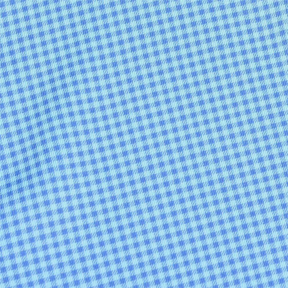Juniors' Gingham Performance Jersey Polo - Fairway Styles