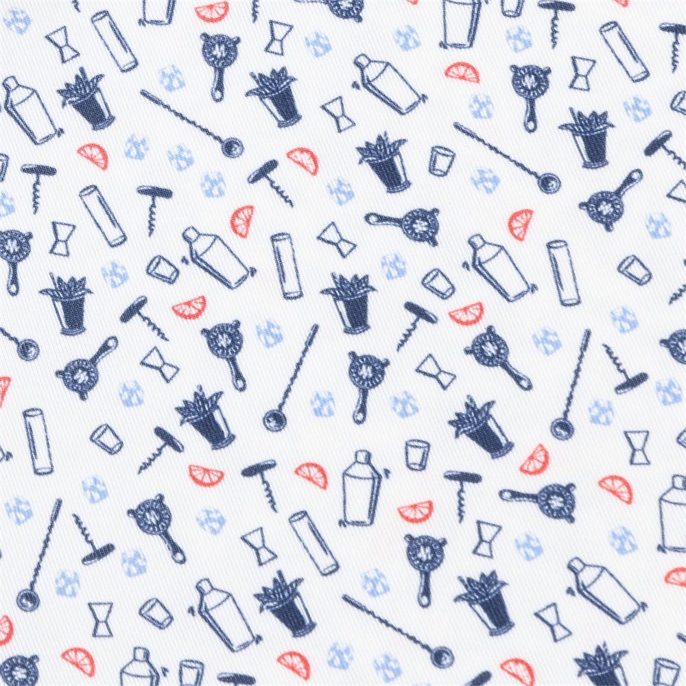 Lightweight Airflow Print Polo