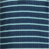 Open Stripe Heather Polo