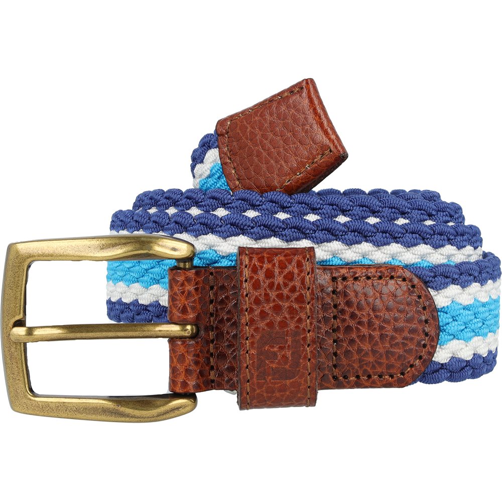 Striped Braided Regular Belt