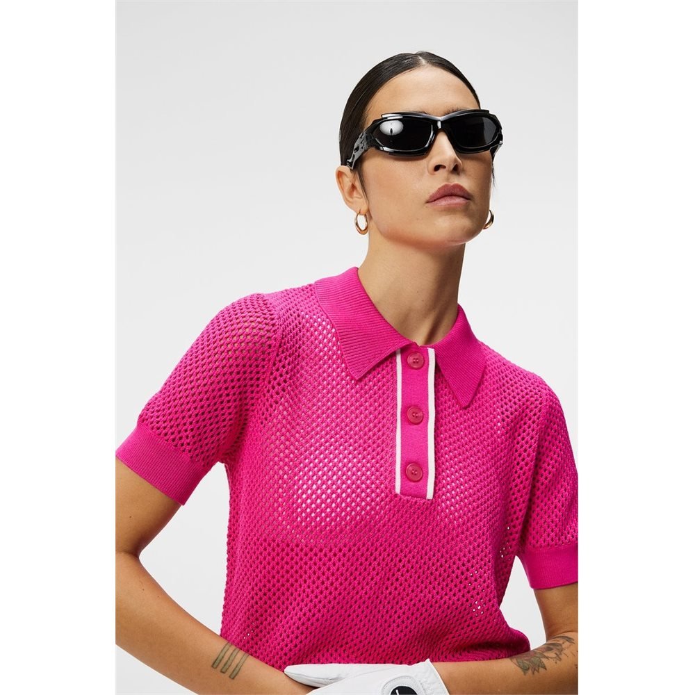 Women's Sindra Knitted Polo - Fairway Styles