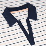 Women's Stripe Collar Sleeveless Shirt
