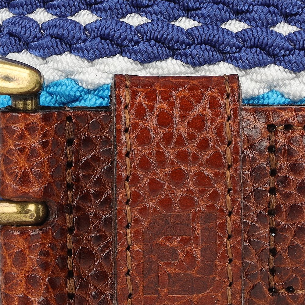 Striped Braided Regular Belt