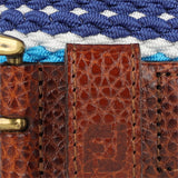 Striped Braided Regular Belt
