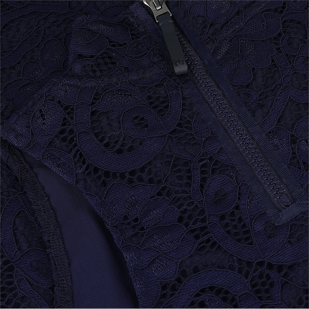 Women's Lennox Lace Mock Neck Shirt - Fairway Styles