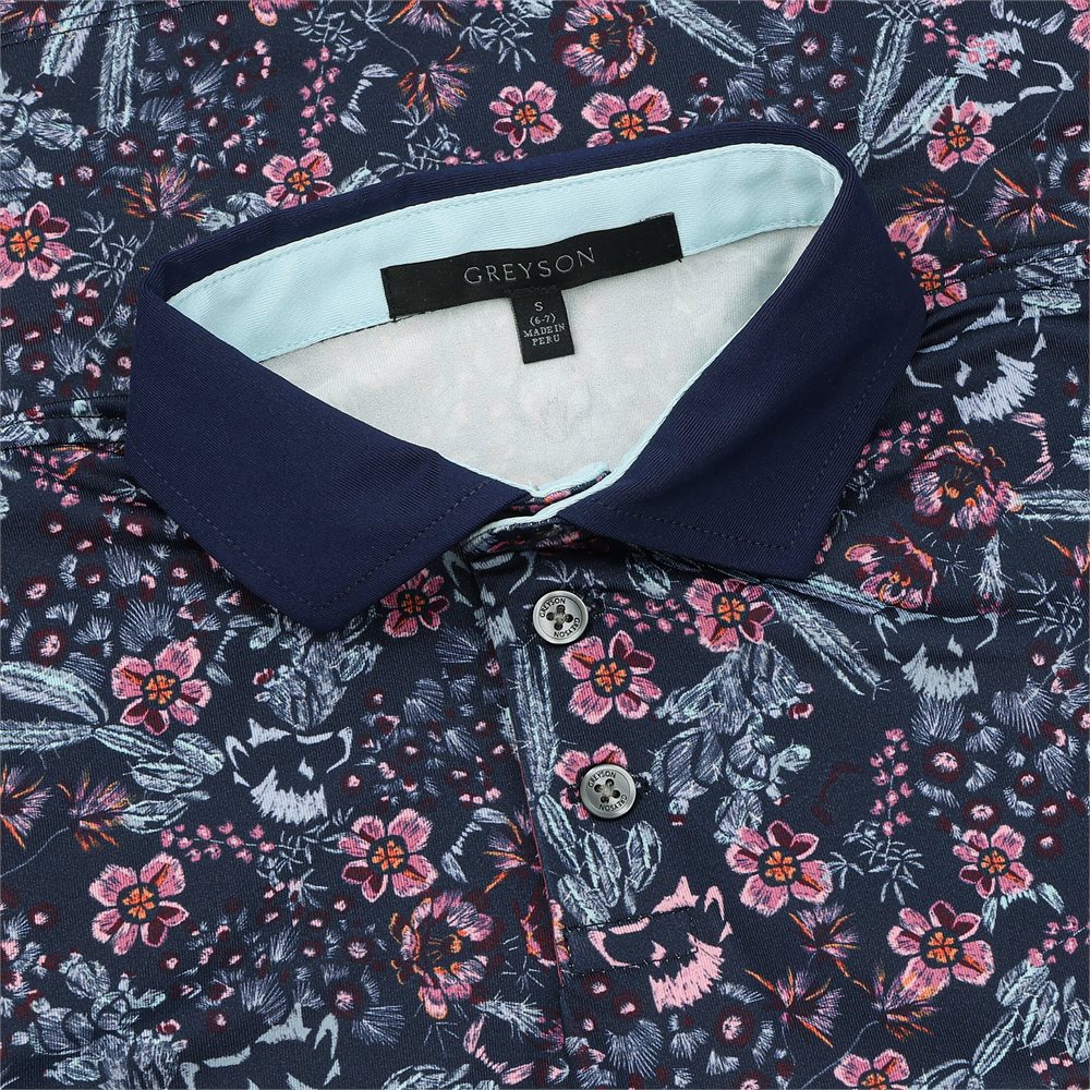 Youth Desert Floral Polo - Fairway Styles