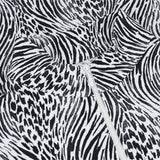Women's Long Sleeve Alena Print 1/4 Zip Mock Neck Top