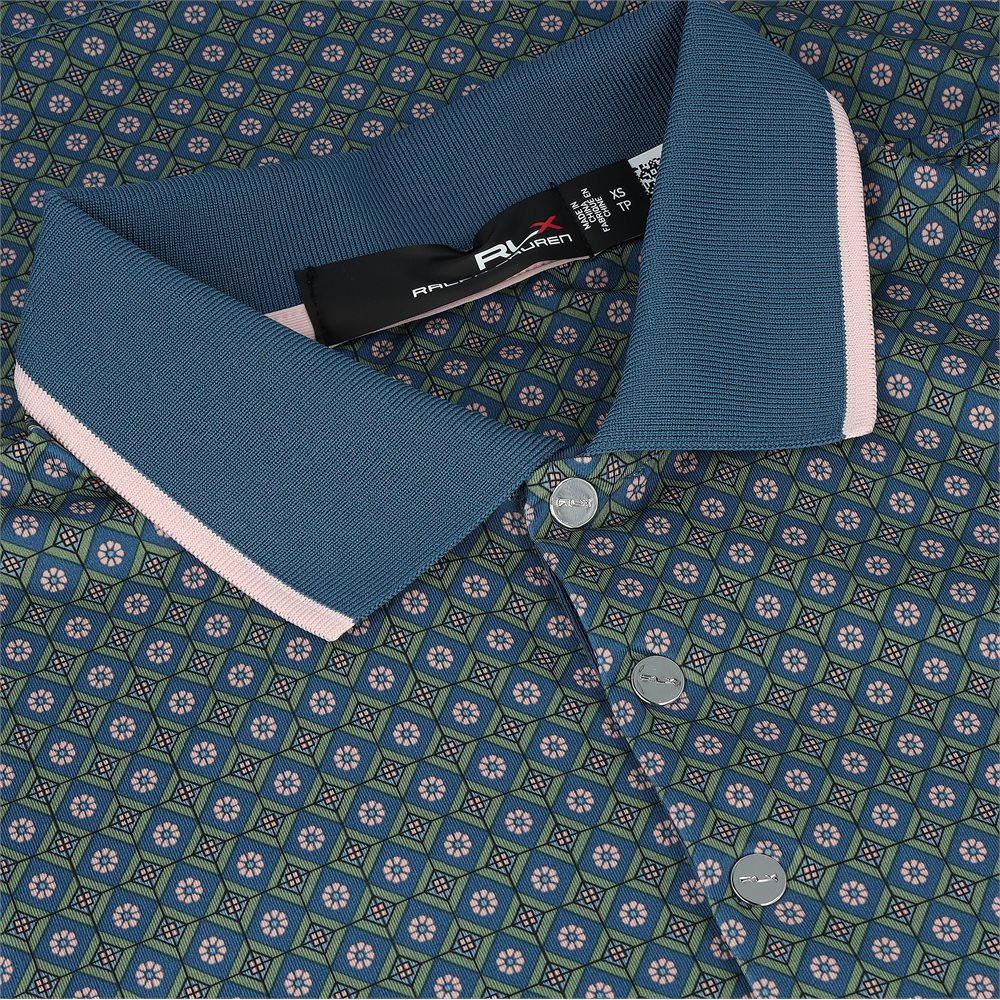 Women's Sleeveless Lightweight Airflow Novelty Print Polo