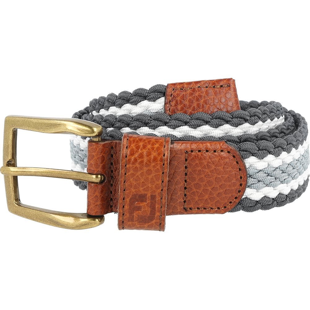 Striped Braided Regular Belt - Fairway Styles