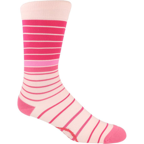 Mixed Stripe Crew Socks - Fairway Styles