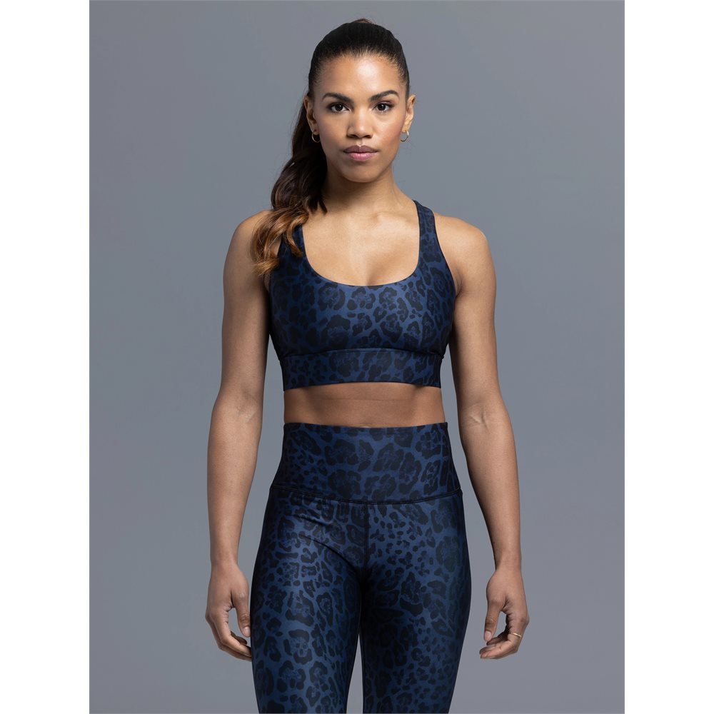 Women's Luna Damisa Leopard Sports Bra - Fairway Styles