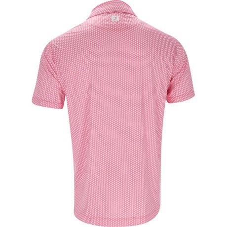 Houndstooth Geo Lisle Polo