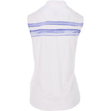 Women's Sleeveless Watercolor Block Polo