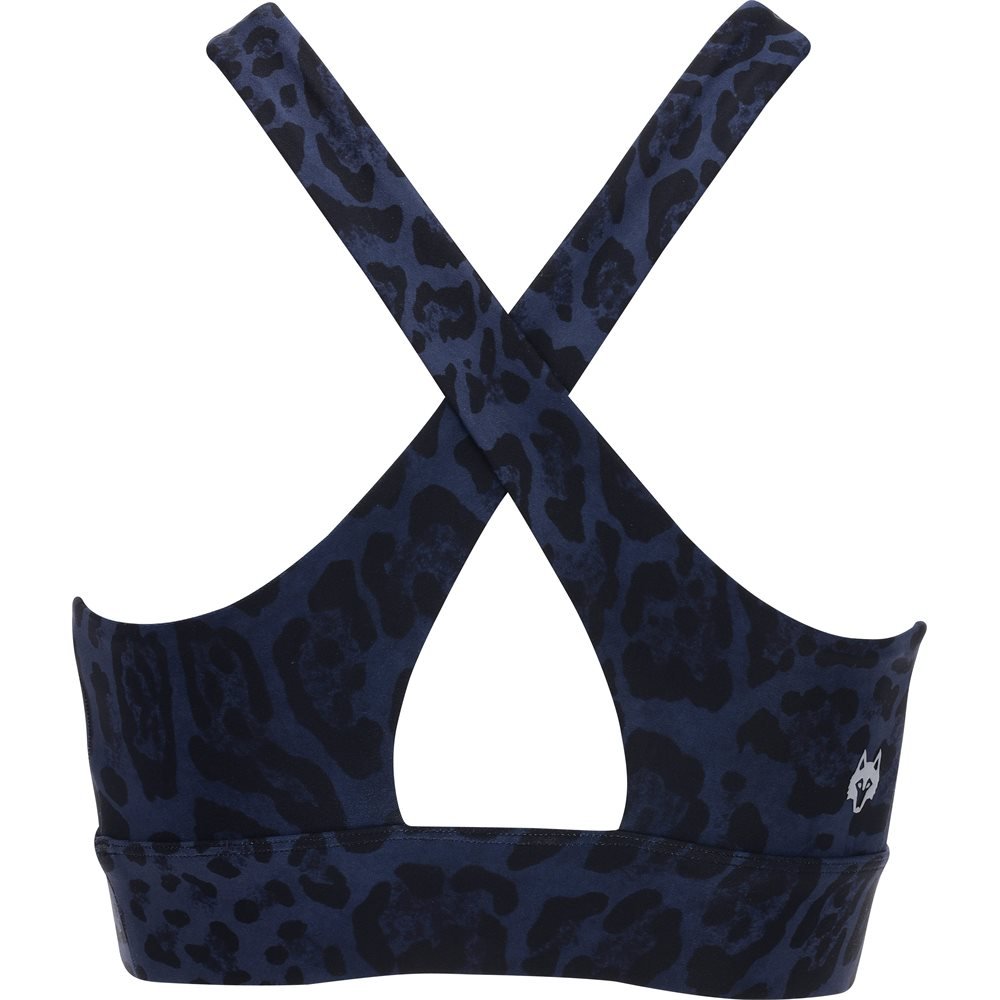 Women's Luna Damisa Leopard Sports Bra - Fairway Styles