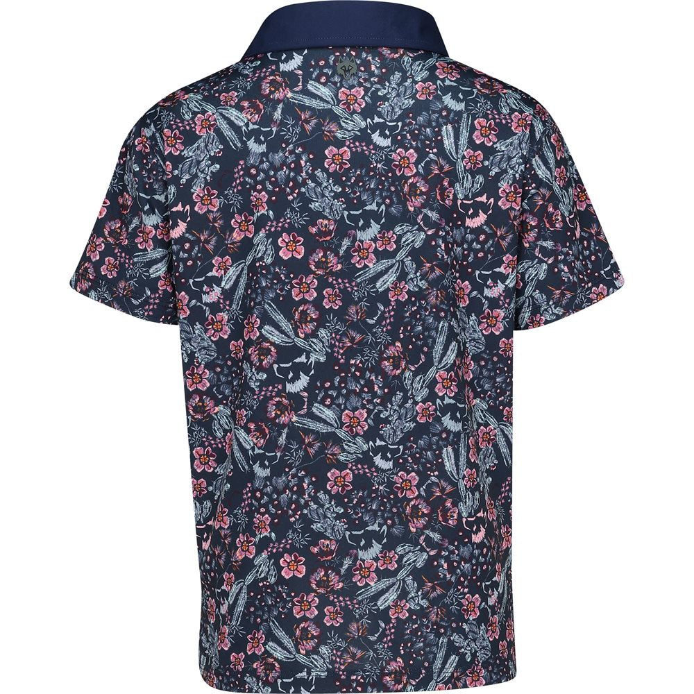 Youth Desert Floral Polo - Fairway Styles