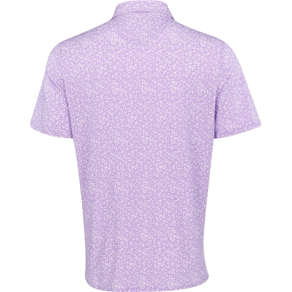 Lightweight Airflow Knit Printed Polo - Fairway Styles