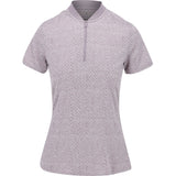 Women's Ultimate365 Jacquard 1/4 Zip Blade Collar Polo