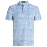 Geometric Tech Pique Polo